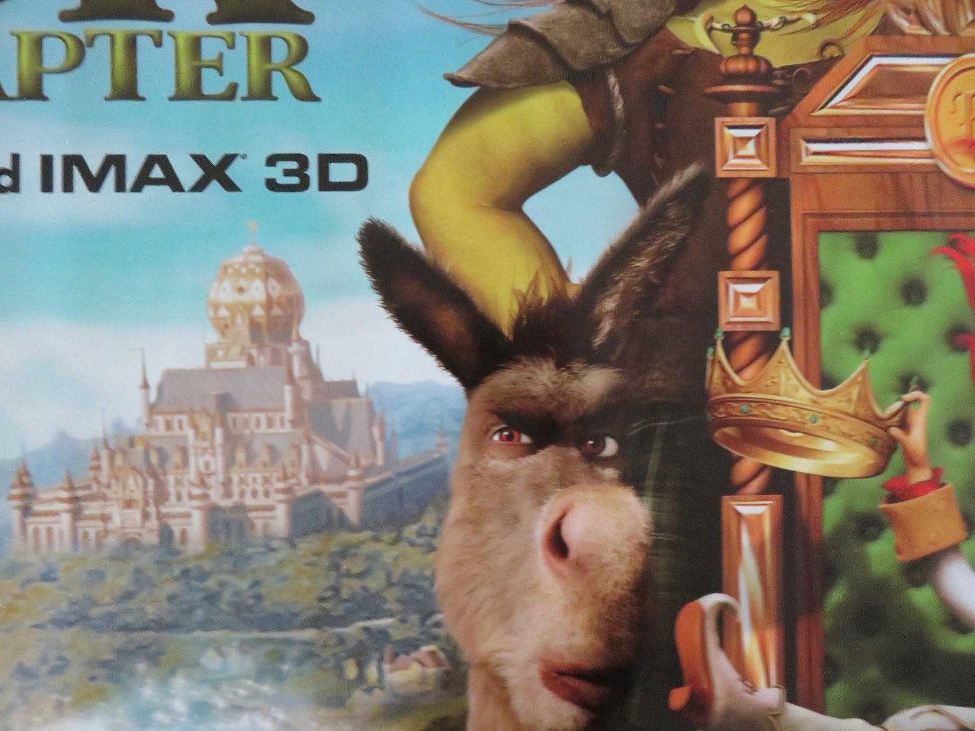 SHREK: THE FINAL CHAPTER UK QUAD ROLLED POSTER MIKE MYERS EDDIE MURPHY 2010 Movie posters