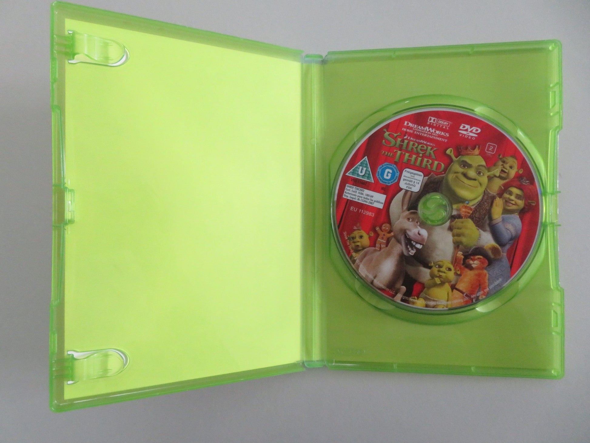 SHREK THE THIRD (DVD) MIKE MYERS EDDIE MURPHY 2007 REGION 2 Movie posters