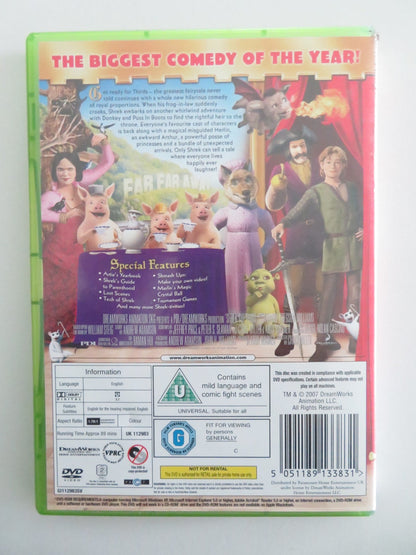 SHREK THE THIRD (DVD) MIKE MYERS EDDIE MURPHY 2007 REGION 2 Movie posters