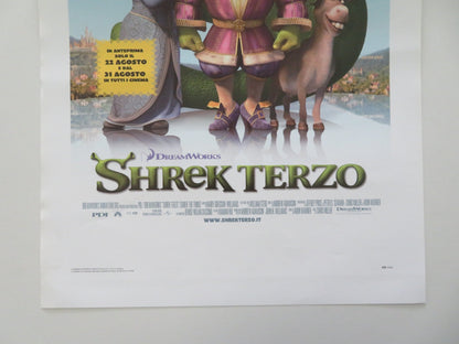 Shrek The Third ITALIAN LOCANDINA POSTER Mike Myers Eddie Murphy 2007 Movie posters