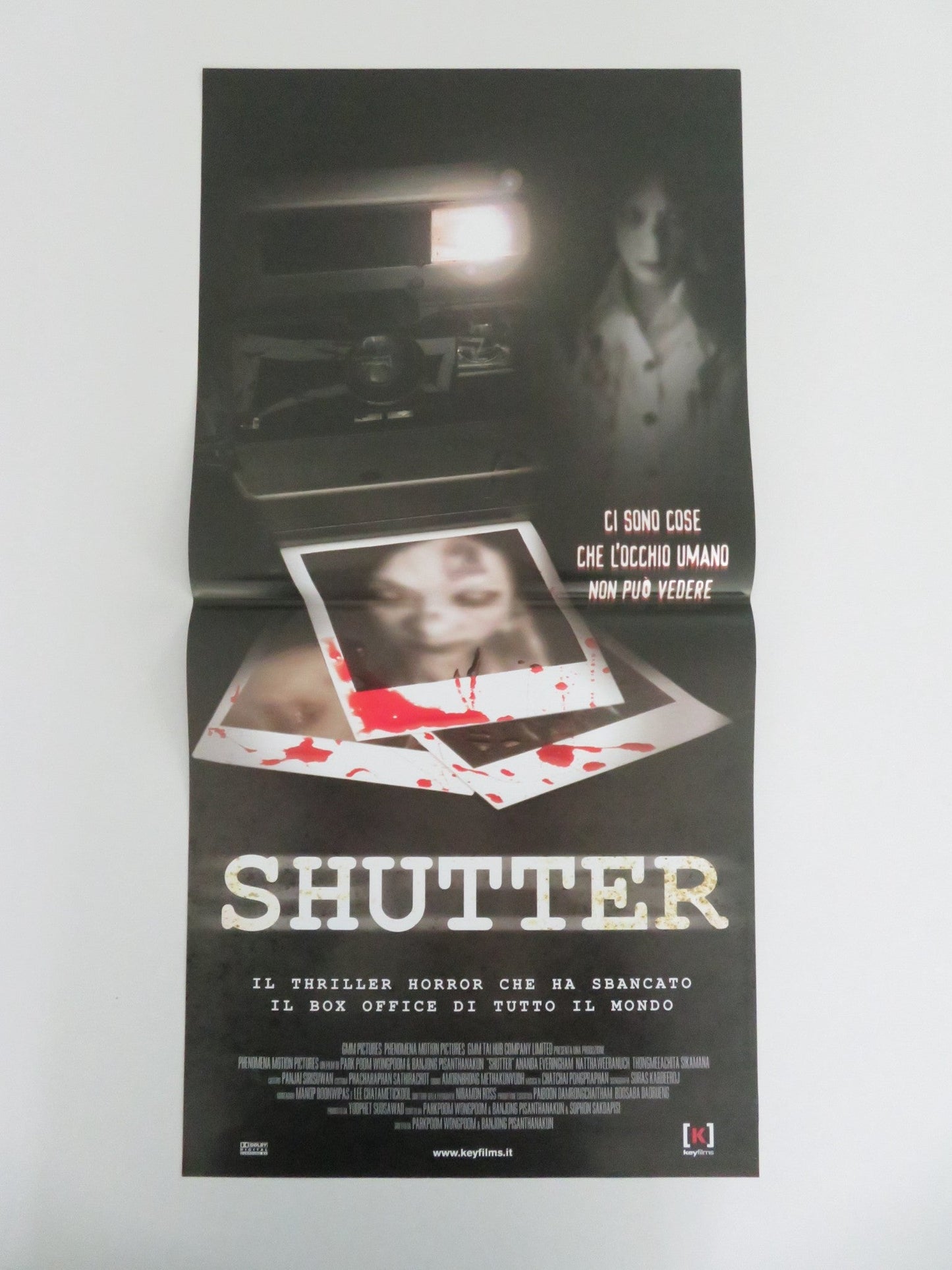 SHUTTER ITALIAN LOCANDINA POSTER ANANDA EVERINGHAM ACHITA SIKAMANA 2004 Movie posters