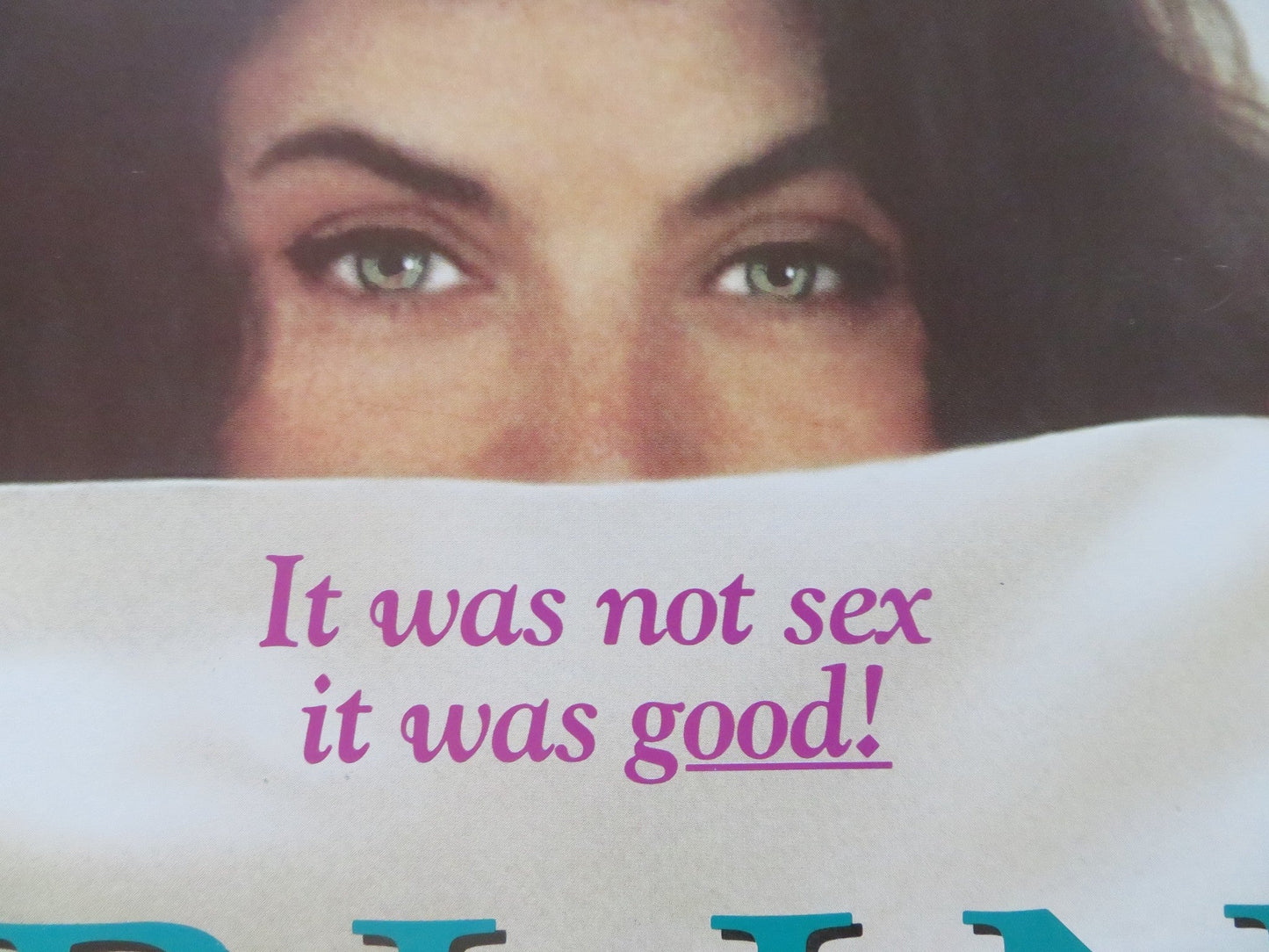 SIBLING RIVALRY UK QUAD ROLLED POSTER KIRSTIE ALLEY BILL PULLMAN 1990 Rendezvous Cinema Movie posters