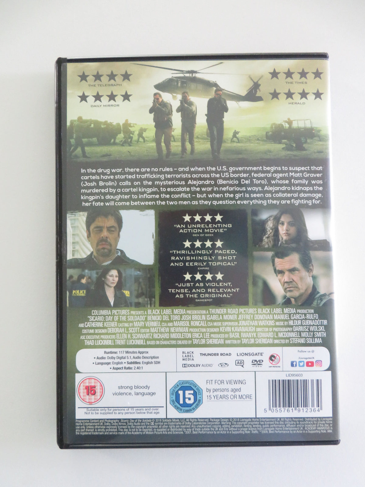 Sicario 2: Day of the Soldado (DVD) Benicio Del Toro Josh Brolin 2018 Region 2 Movie posters
