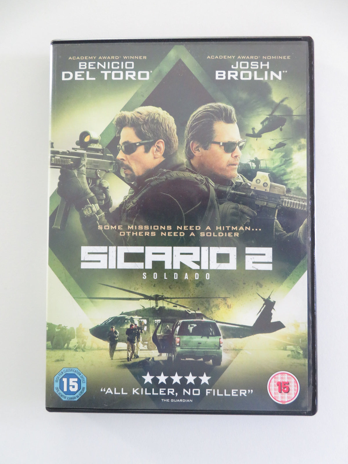 Sicario 2: Day of the Soldado (DVD) Benicio Del Toro Josh Brolin 2018 Region 2 Movie posters