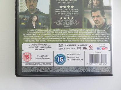Sicario 2: Day of the Soldado (DVD) Benicio Del Toro Josh Brolin 2018 Region 2 Movie posters