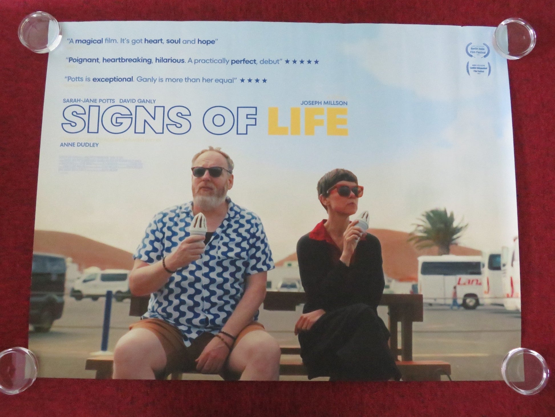 SIGNS OF LIFE UK QUAD ROLLED POSTER SARAH - JANE POTTS DAVID GANLY 2025 Movie posters