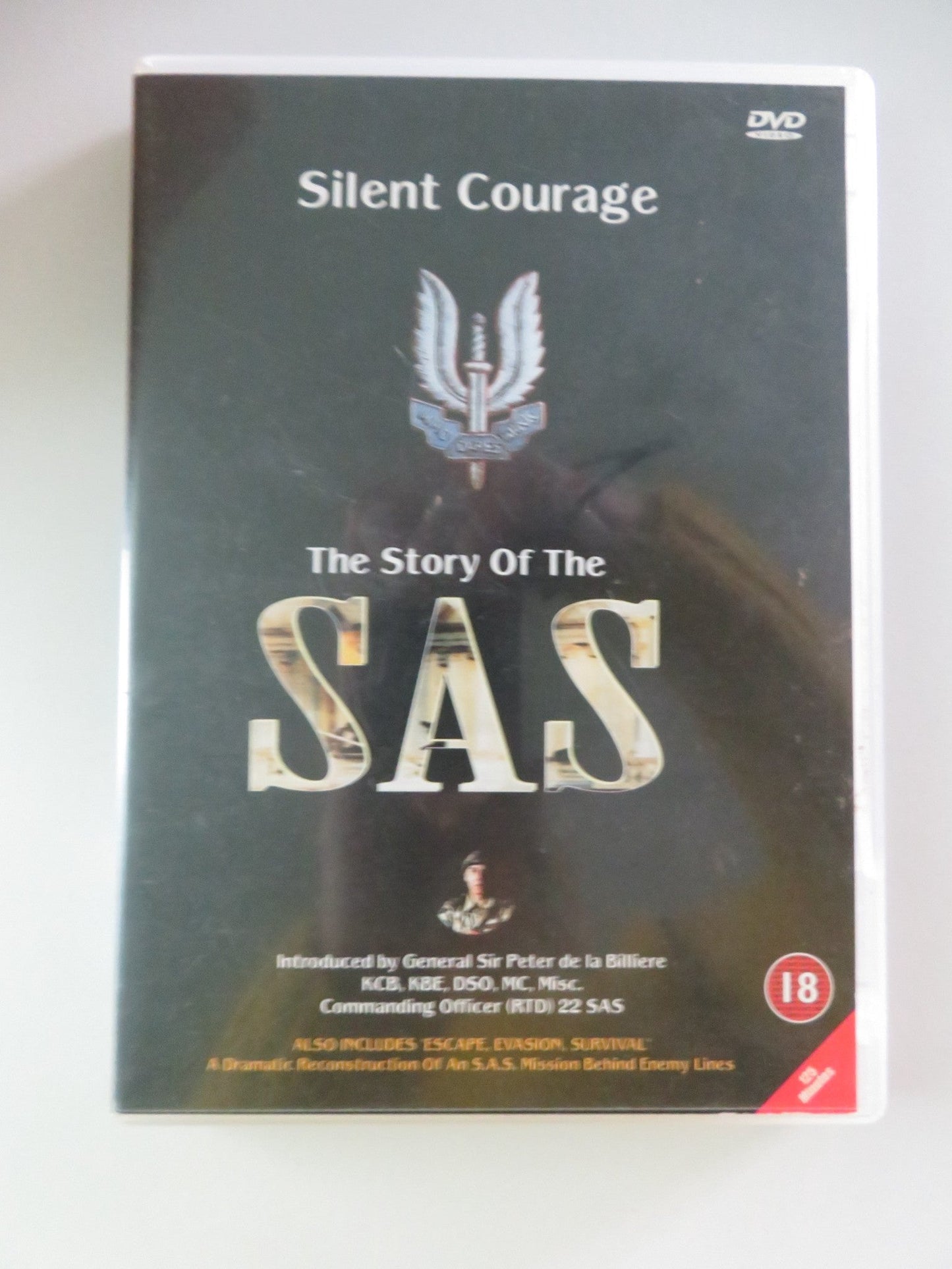 SILENT COURAGE THE STORY OF THE SAS (DVD) JOSS ACKLAND 1999 REGION FREE Movie posters
