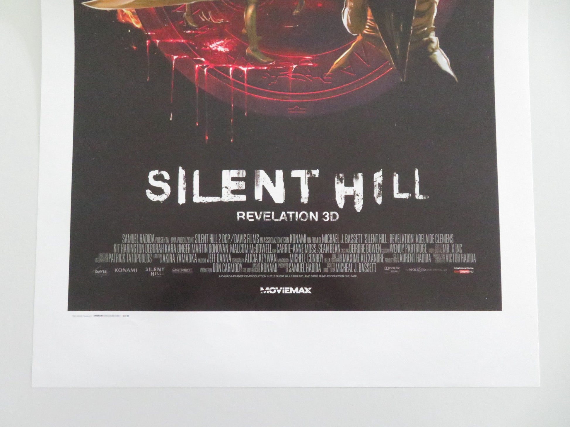 Silent Hill: Revelation Italian Locandina Poster Adelaide Clemens 2012 Movie posters