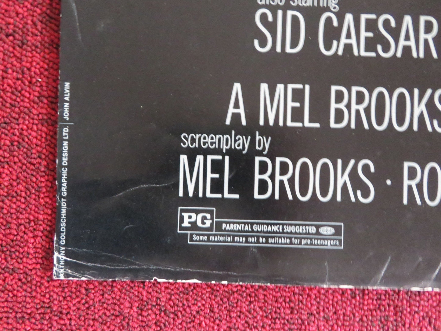 SILENT MOVIE - C FOLDED US ONE SHEET POSTER MEL BROOKS MARTY FELDMAN 1976 Rendezvous Cinema Movie posters