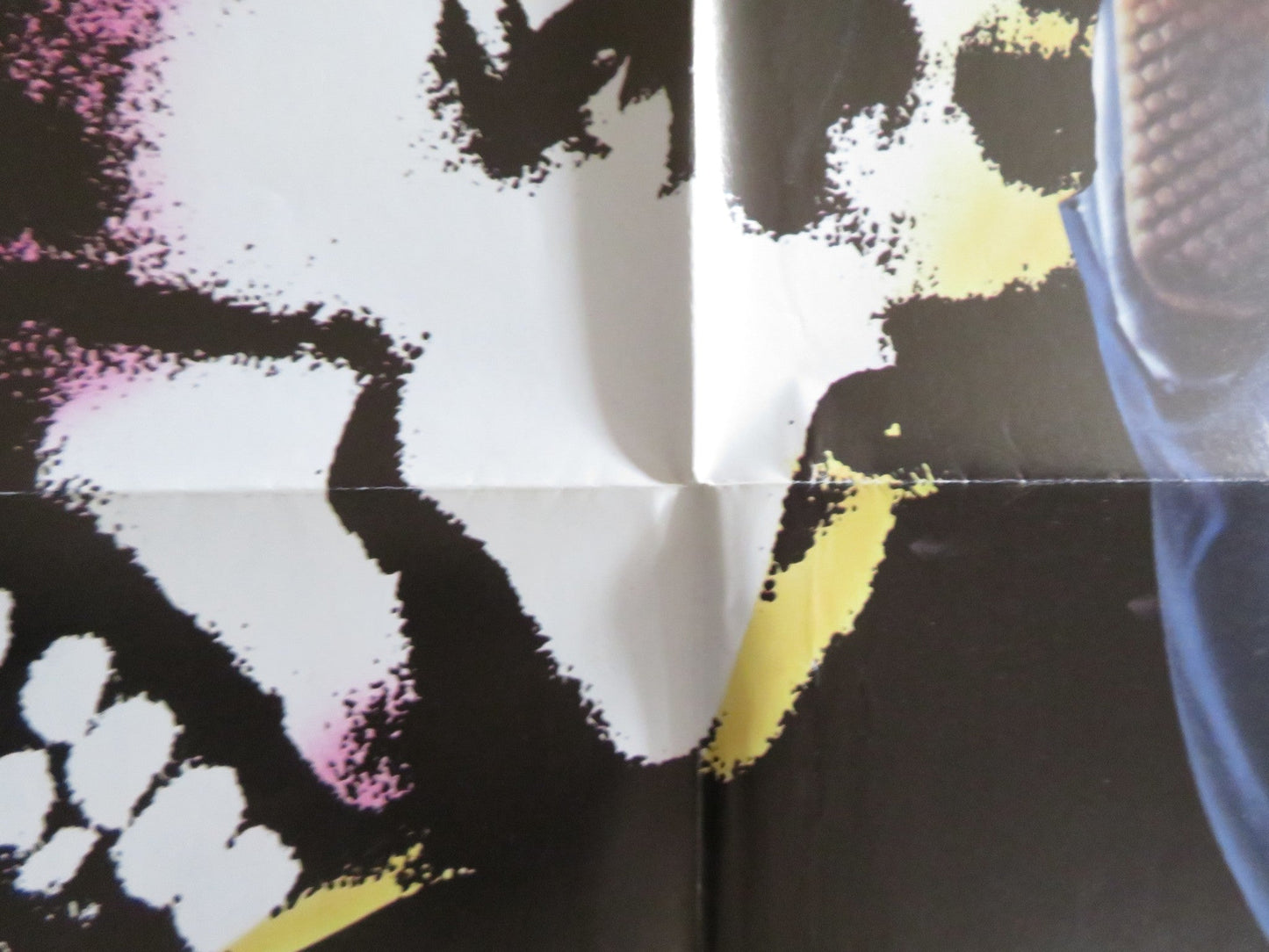 SILENT RAGE - B FOLDED US ONE SHEET POSTER CHUCK NORRIS RON SILVER 1982 Rendezvous Cinema Movie posters