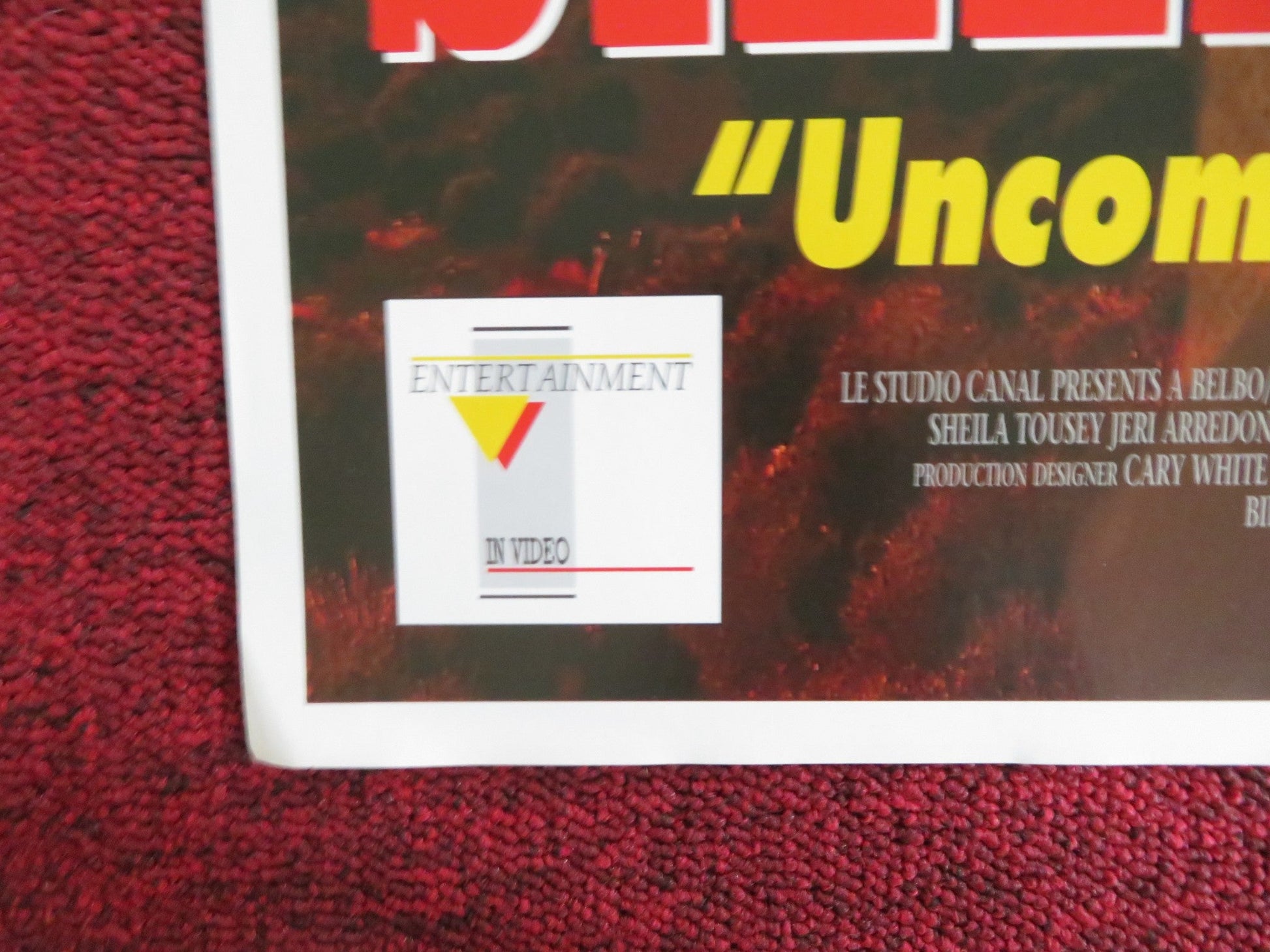 SILENT TONGUE VHS POSTER ROLLED RICHARD HARRIS RIVER PHOENIX 1993 Rendezvous Cinema Movie posters