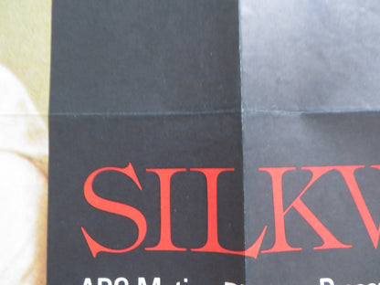 SILKWOOD UK QUAD ROLLED POSTER MERYL STREEP CHER KURT RUSSELL 1983 Rendezvous Cinema Movie posters