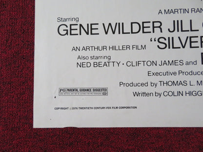 SILVER STREAK - STYLE A FOLDED US ONE SHEET POSTER GENE WILDER J. CLAYBURGH 1976 Rendezvous Cinema Movie posters