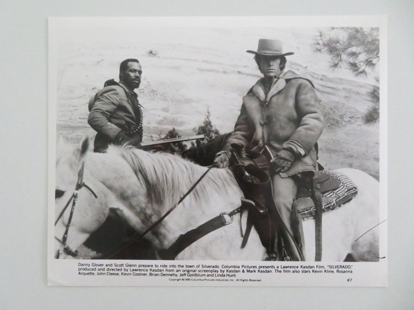 SILVERADO MOVIE STILL PHOTO LOT OF 6 KEVIN COSTNER SCOTT GLENN 1985 - Rendezvous Cinema