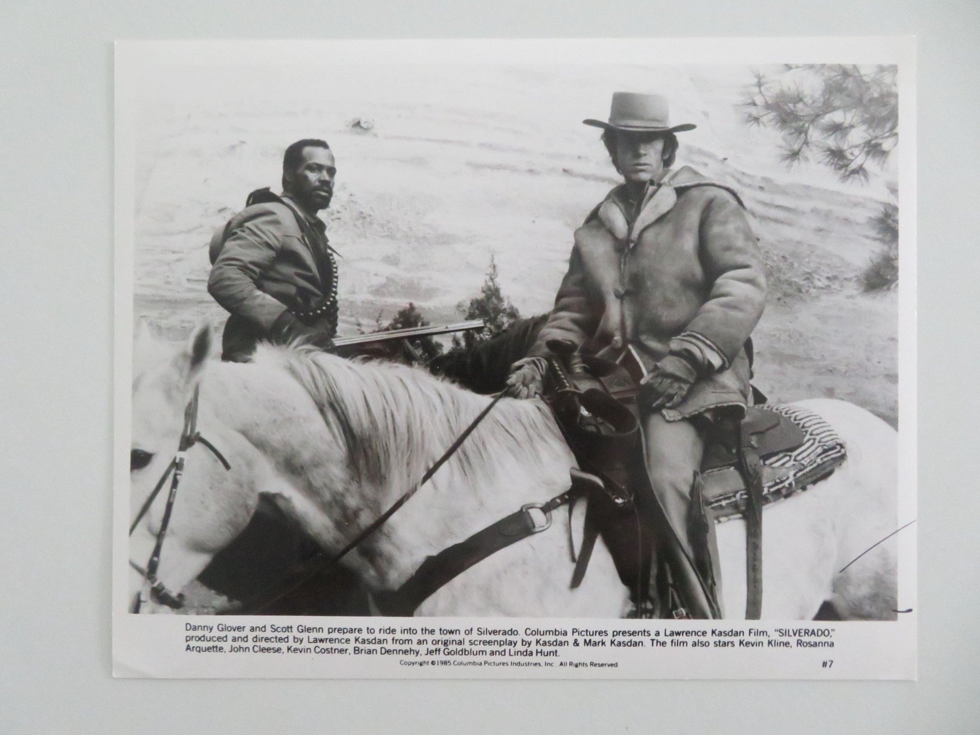 SILVERADO MOVIE STILL PHOTO LOT OF 6 KEVIN COSTNER SCOTT GLENN 1985 - Rendezvous Cinema