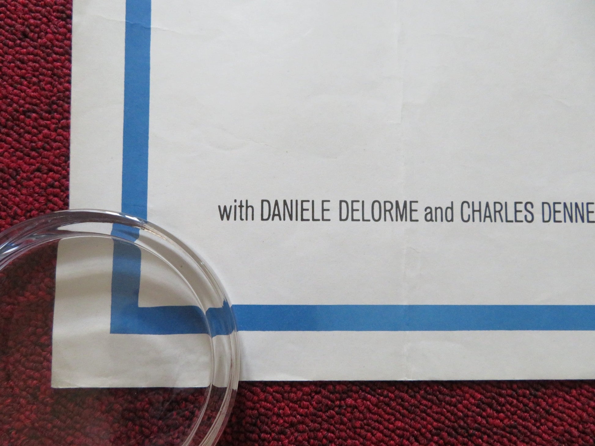 SIMON THE SWISS / THE CROOK UK QUAD ROLLED POSTER JEAN - LOUIS TRINTIGNANT 1970 Rendezvous Cinema Movie posters