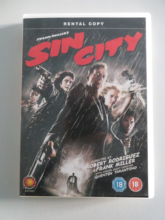 SIN CITY (DVD) BRUCE WILLIS BENICIO DEL TORO 2005 REGION 2 Movie posters