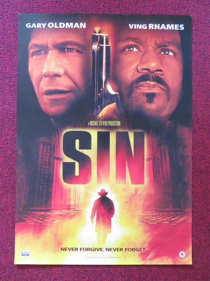 SIN VHS VIDEO POSTER GARY OLDMAN VING RHAMES 2002 Rendezvous Cinema Movie posters