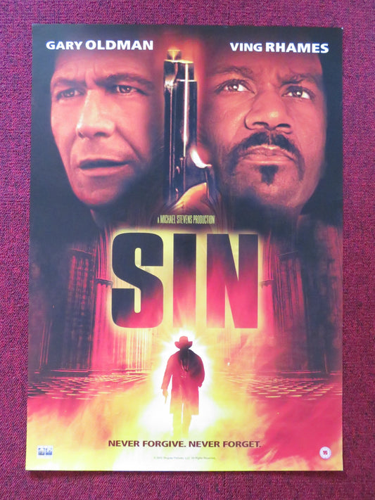 SIN VHS VIDEO POSTER GARY OLDMAN VING RHAMES 2002 Rendezvous Cinema Movie posters