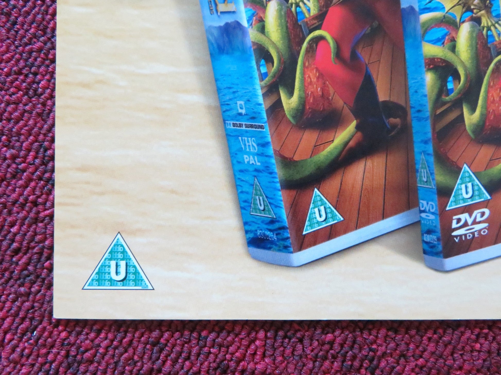 SINBAD: LEGEND OF THE SEVEN SEAS DVD & VHS VIDEO POSTER BRAD PITT 2003 Rendezvous Cinema Movie posters