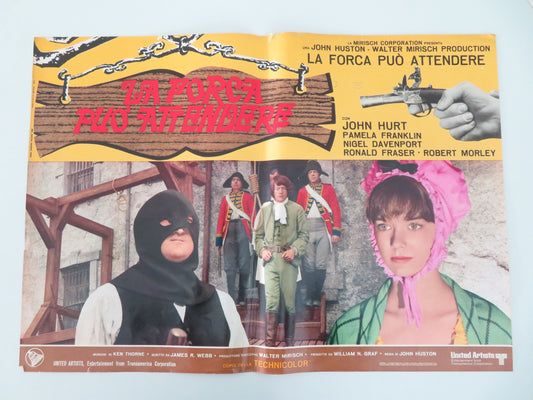 Sinful Davey - E Italian Fotobusta Poster John Hurt Pamela Franklin 1969 Movie posters