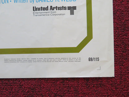 SINFUL DAVEY FOLDED US ONE SHEET POSTER JOHN HURT NIGEL DAVENPORT 1969 Rendezvous Cinema Movie posters