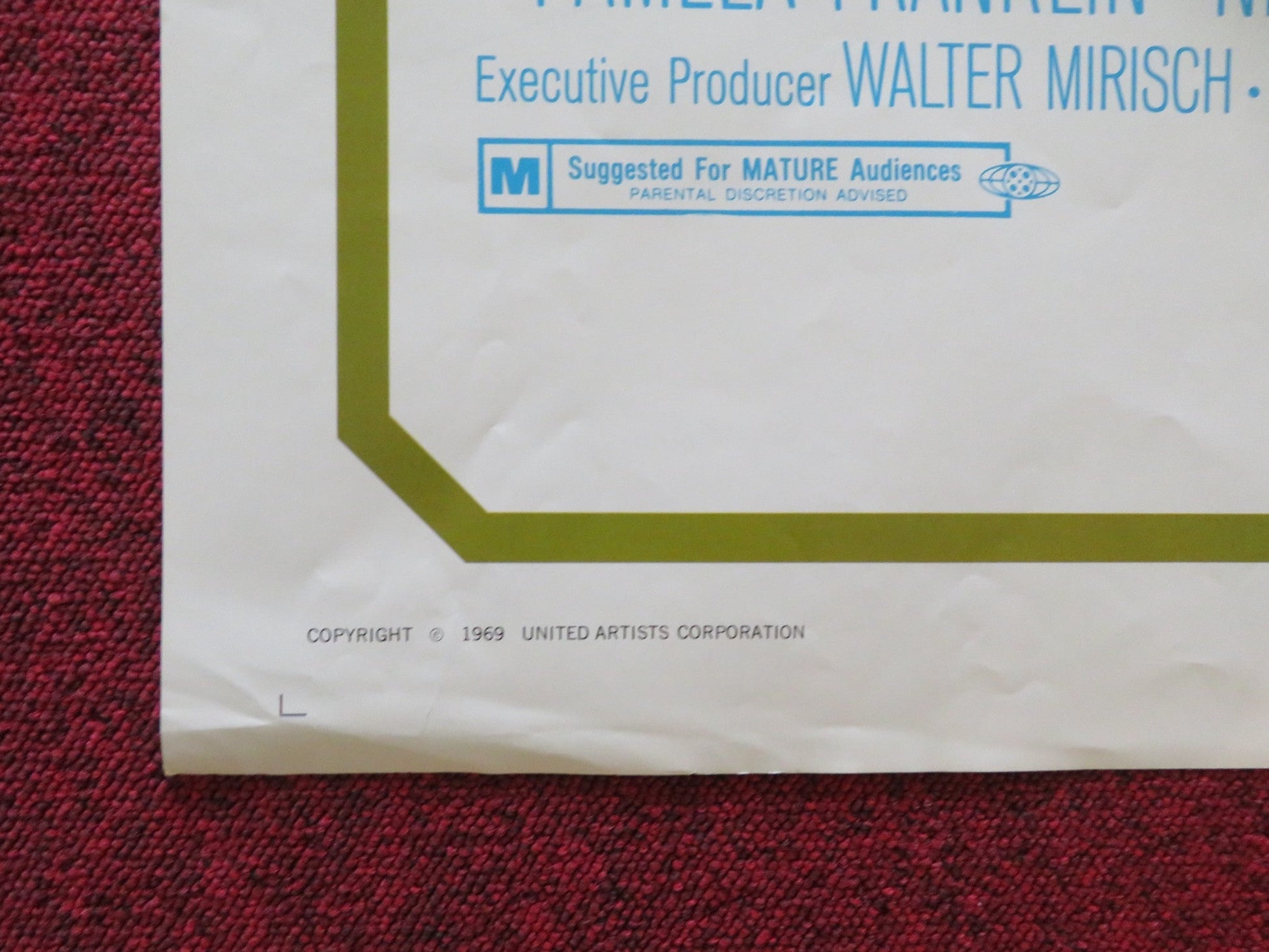 SINFUL DAVEY FOLDED US ONE SHEET POSTER JOHN HURT NIGEL DAVENPORT 1969 Rendezvous Cinema Movie posters