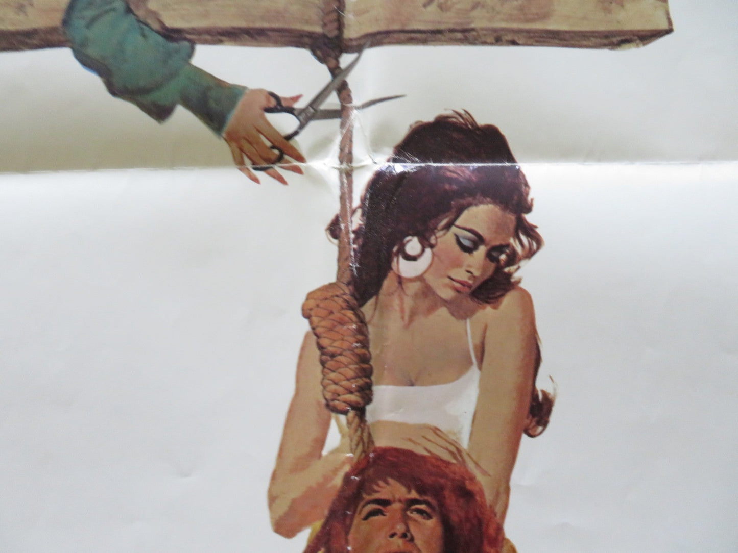 SINFUL DAVEY FOLDED US ONE SHEET POSTER JOHN HURT NIGEL DAVENPORT 1969 Rendezvous Cinema Movie posters