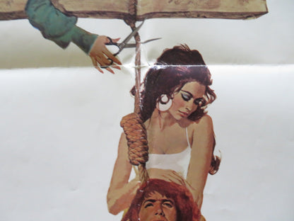 SINFUL DAVEY FOLDED US ONE SHEET POSTER JOHN HURT NIGEL DAVENPORT 1969 Rendezvous Cinema Movie posters