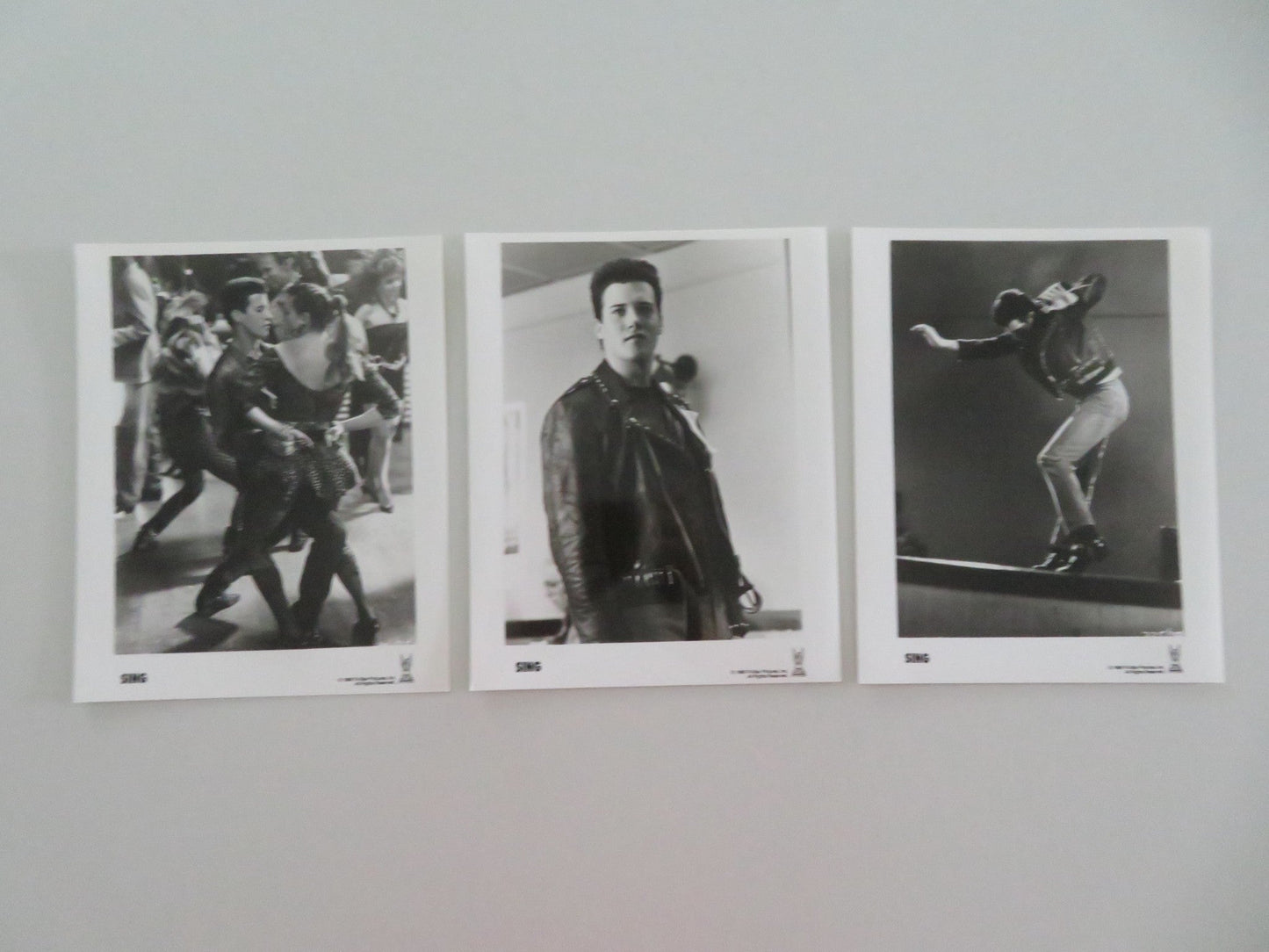 SING - A MOVIE STILL PHOTO LOT OF 3 PETER DOBSON LORRAINE BRACCO 1989 Movie posters