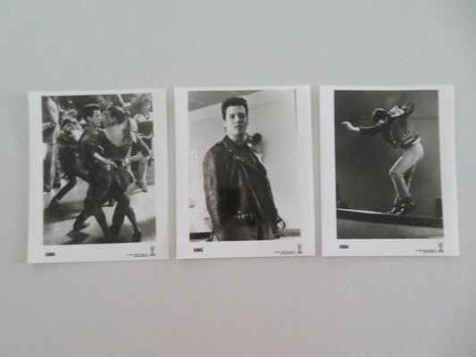 SING - A MOVIE STILL PHOTO LOT OF 3 PETER DOBSON LORRAINE BRACCO 1989 Movie posters