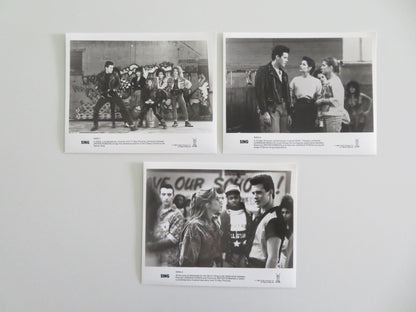 SING - B MOVIE STILL PHOTO LOT OF 3 PETER DOBSON LORRAINE BRACCO 1989 Movie posters