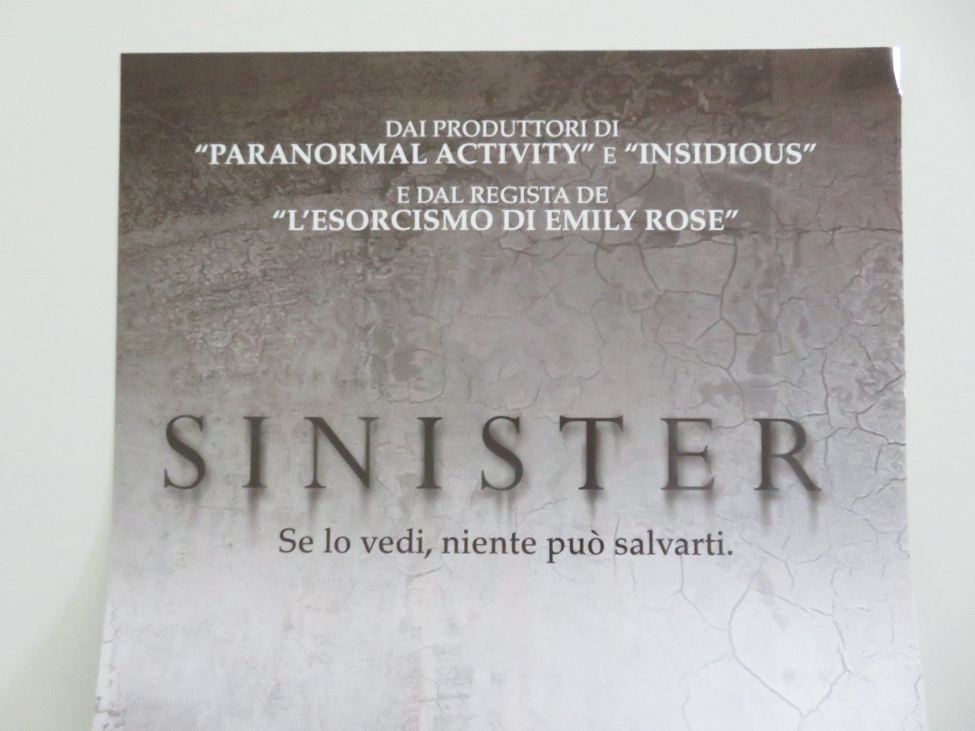 Sinister Italian Locandina Poster Ethan Hawke Juliet Rylance 2012 Movie posters
