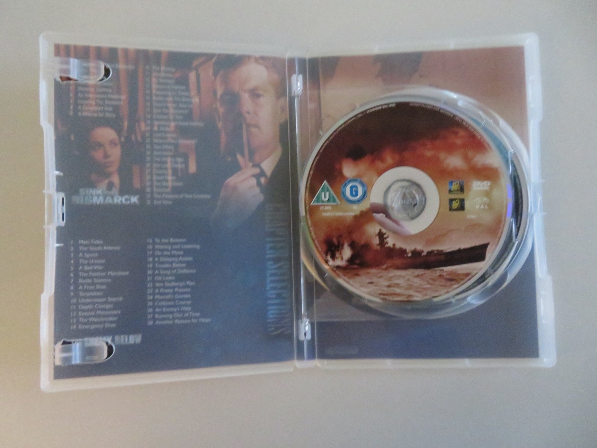 SINK THE BISMARCK / THE ENEMY BELOW (DVD) KENNETH MORE DANA WYNTER 1960 REGION 2 Movie posters