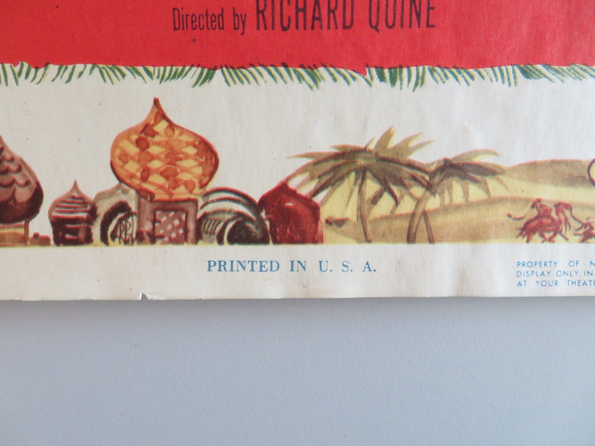 SIREN OF BAGDAD US INSERT POSTER PAUL HENREID PATRICIA MEDINA 1953 Rendezvous Cinema Movie posters