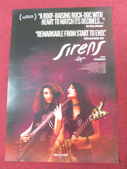 SIRENS US ONE SHEET ROLLED POSTER ALAA ALNAWA SHERY BECHARA 2022 Rendezvous Cinema Movie posters