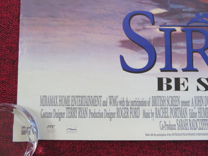 SIRENS VHS VIDEO POSTER ROLLED HUGH GRANT TARA FITZGERALD 1994 Rendezvous Cinema Movie posters