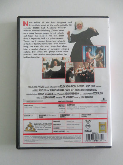 SISTER ACT (DVD) WHOOPI GOLDBERG MAGGIE SMITH 1992 REGION 2 Movie posters