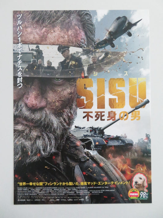 SISU JAPANESE CHIRASHI (B5) POSTER JORMA TOMMILA AKSEL HENNIE 2022 Movie posters