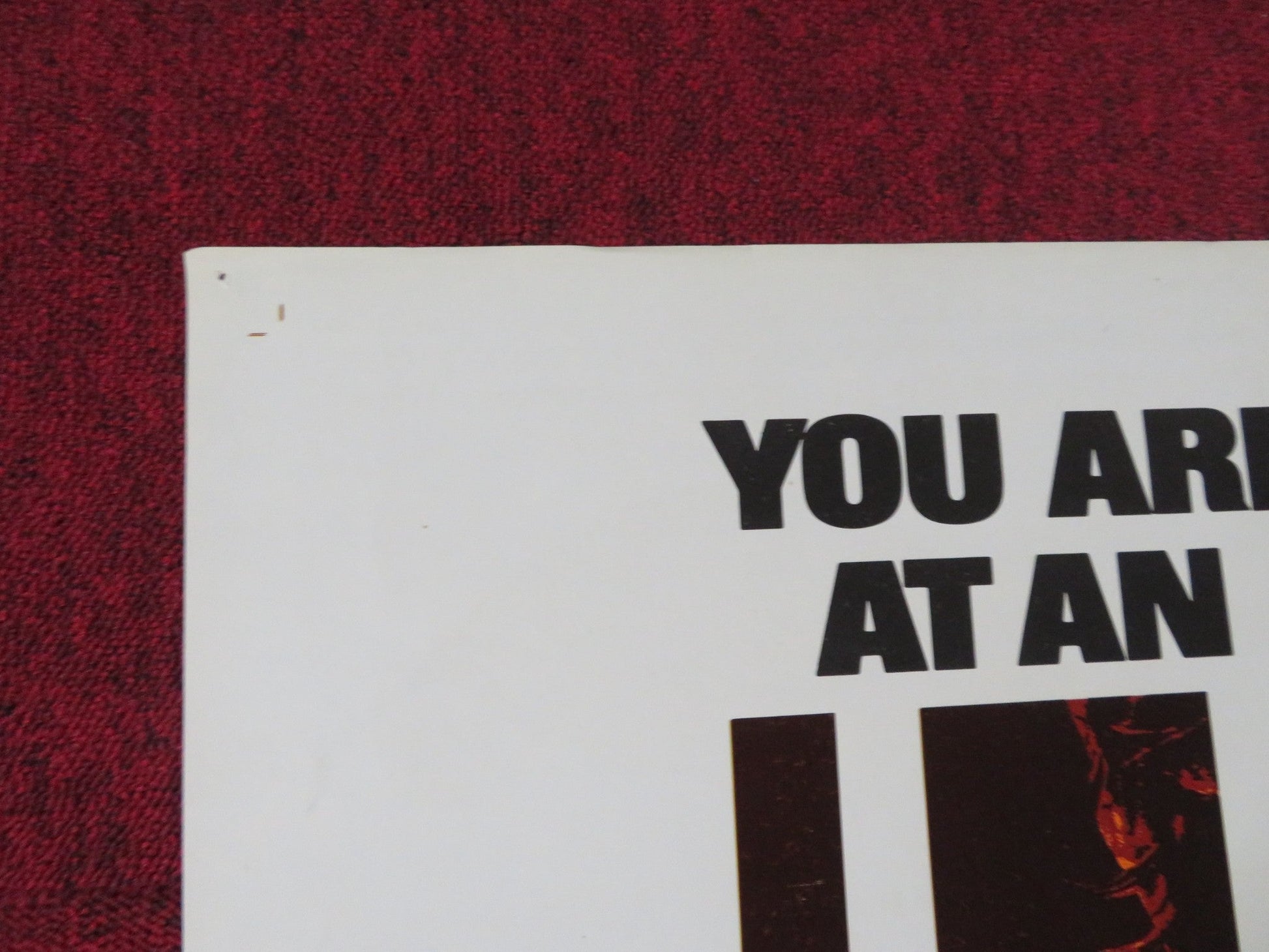 SITTING TARGET FOLDED US ONE SHEET POSTER OLIVER REED JILL ST. JOHN 1972 Rendezvous Cinema Movie posters