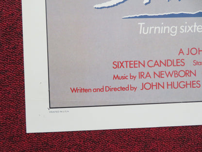 Sixteen Candles Folded US One Sheet Poster Molly Ringwald Justin Henry 1984 Movie posters