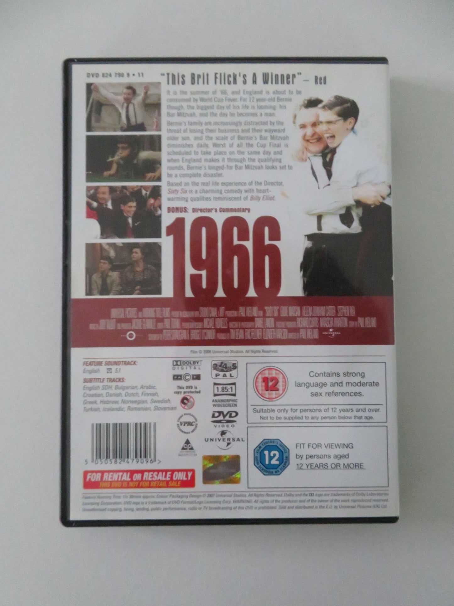 SIXTY SIX (DVD) EDDIE MARSAN HELENA BONHAM CARTER 2006 REGION 2, 4, 5 Movie posters