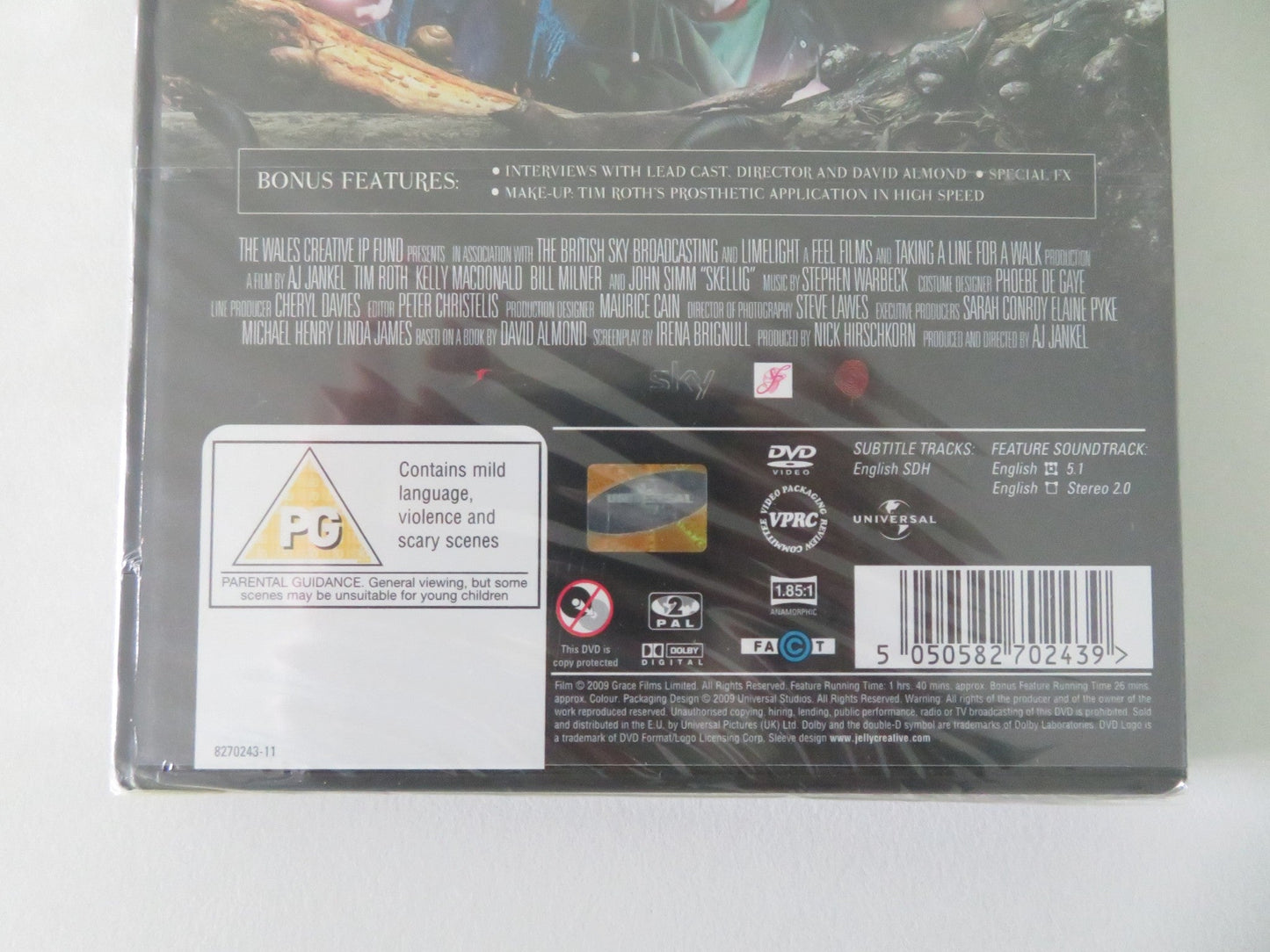 Skellig (DVD) Tim Roth Kelly MacDonald 2009 Region 2 Movie posters