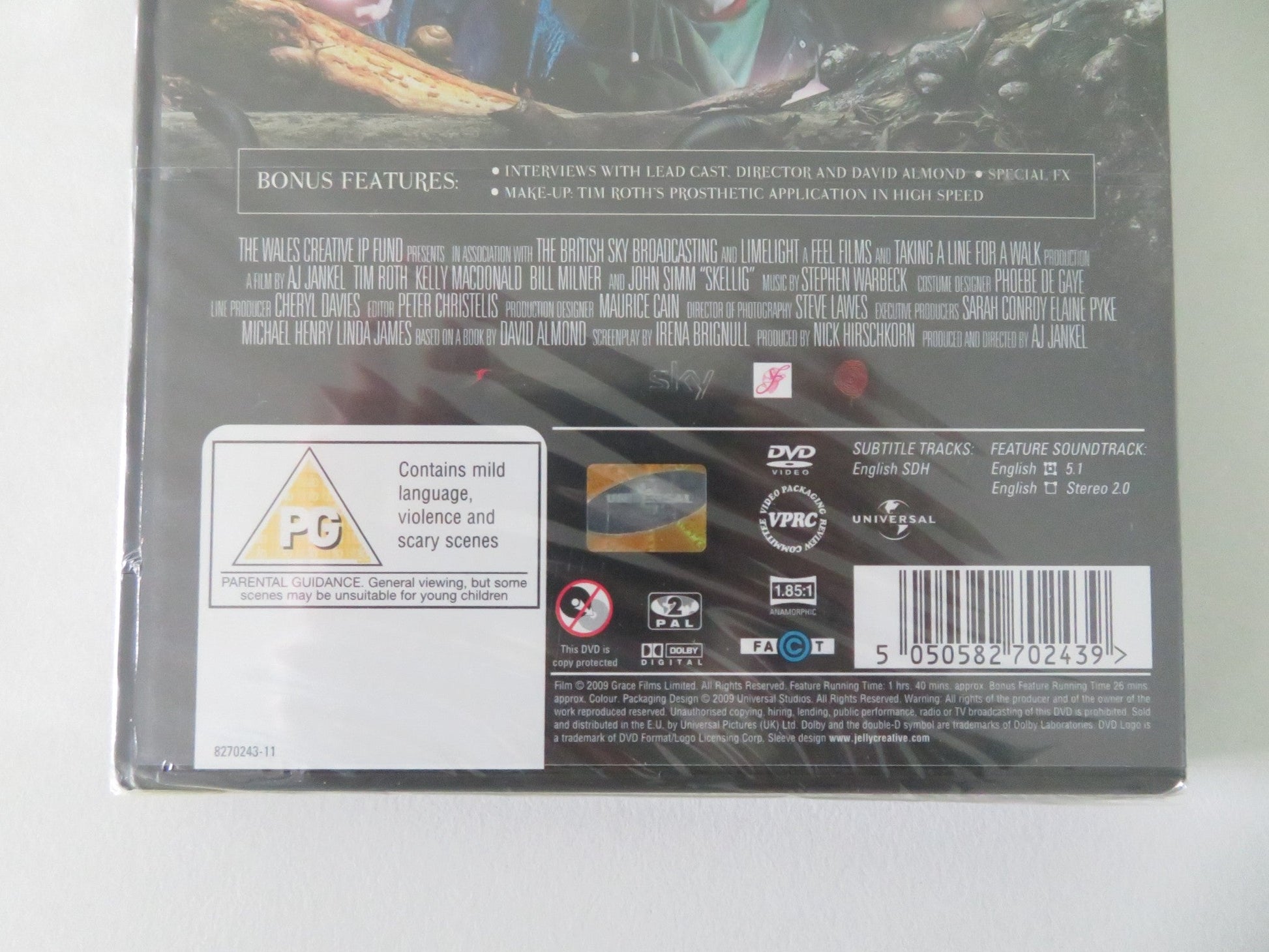 Skellig (DVD) Tim Roth Kelly MacDonald 2009 Region 2 Movie posters