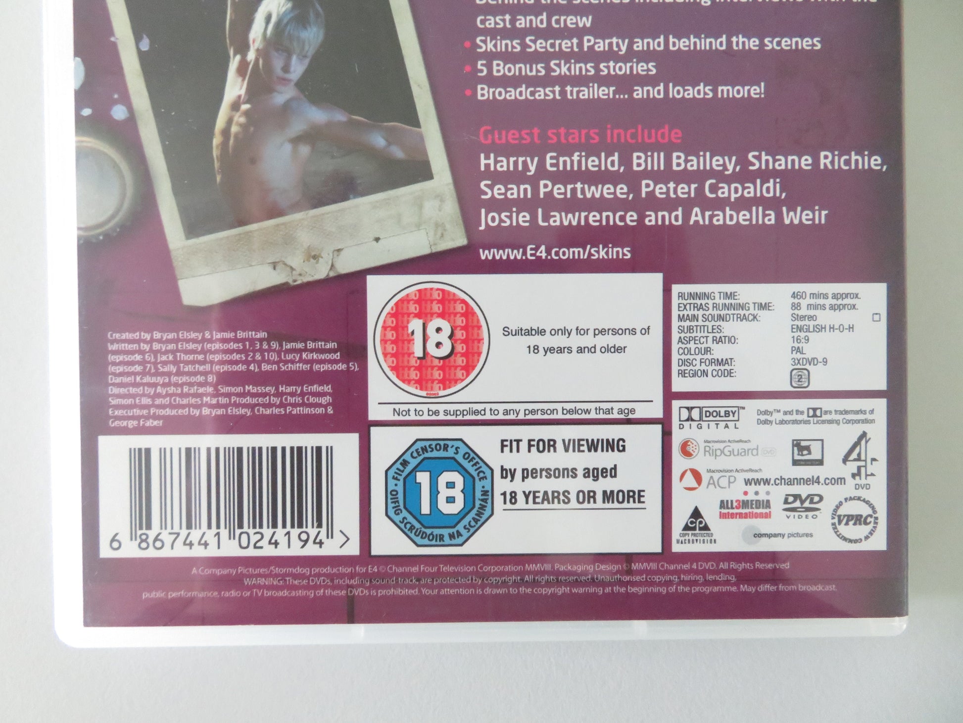 Skins Complete Second Series (DVD) Nicholas Hoult Mike Bailey 2008 Region 2 Movie posters