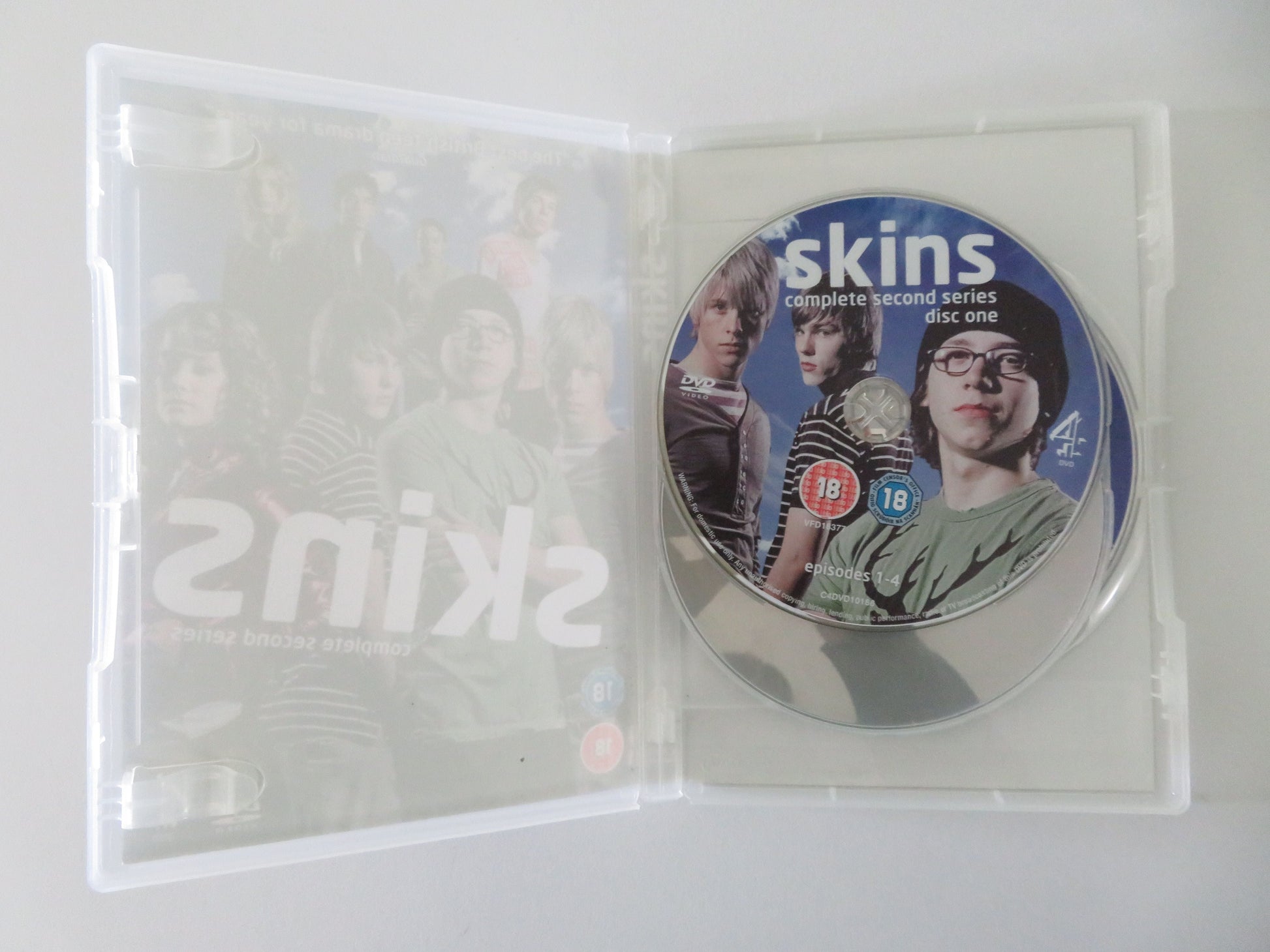 Skins Complete Second Series (DVD) Nicholas Hoult Mike Bailey 2008 Region 2 Movie posters