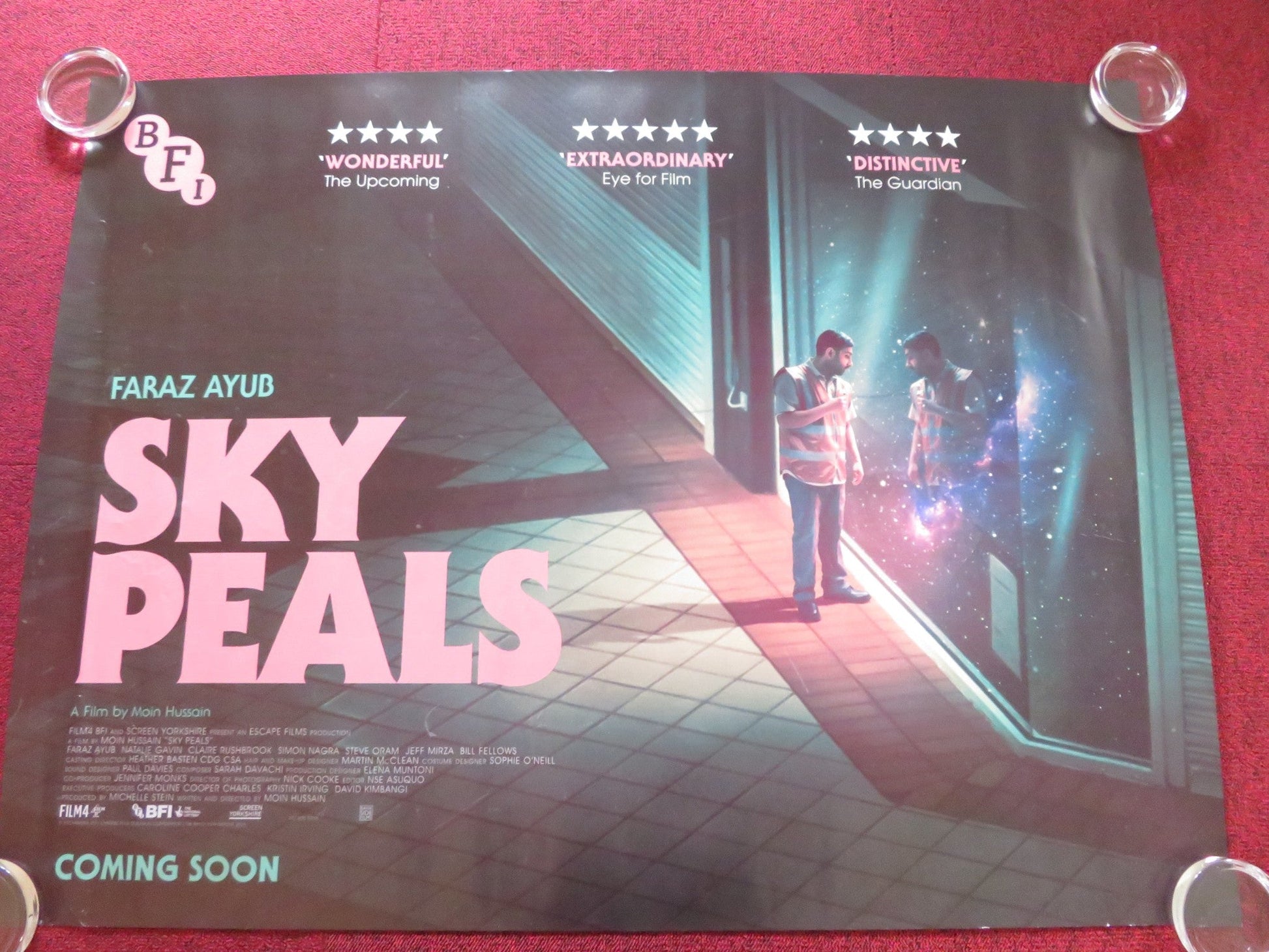 SKY PEALS UK QUAD ROLLED POSTER FARAZ AYUB NATALIE GAVIN 2023 Rendezvous Cinema Movie posters