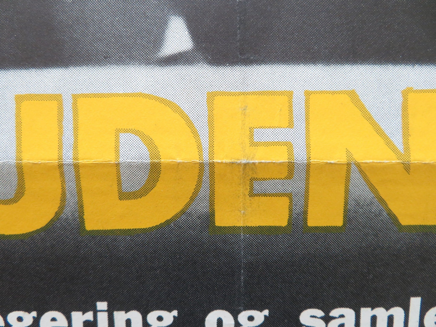 SKY WITHOUT STARS DANISH POSTER ROLLED ERIK SCHUMAN EVA KOTTHAUS 1956 Rendezvous Cinema Movie posters