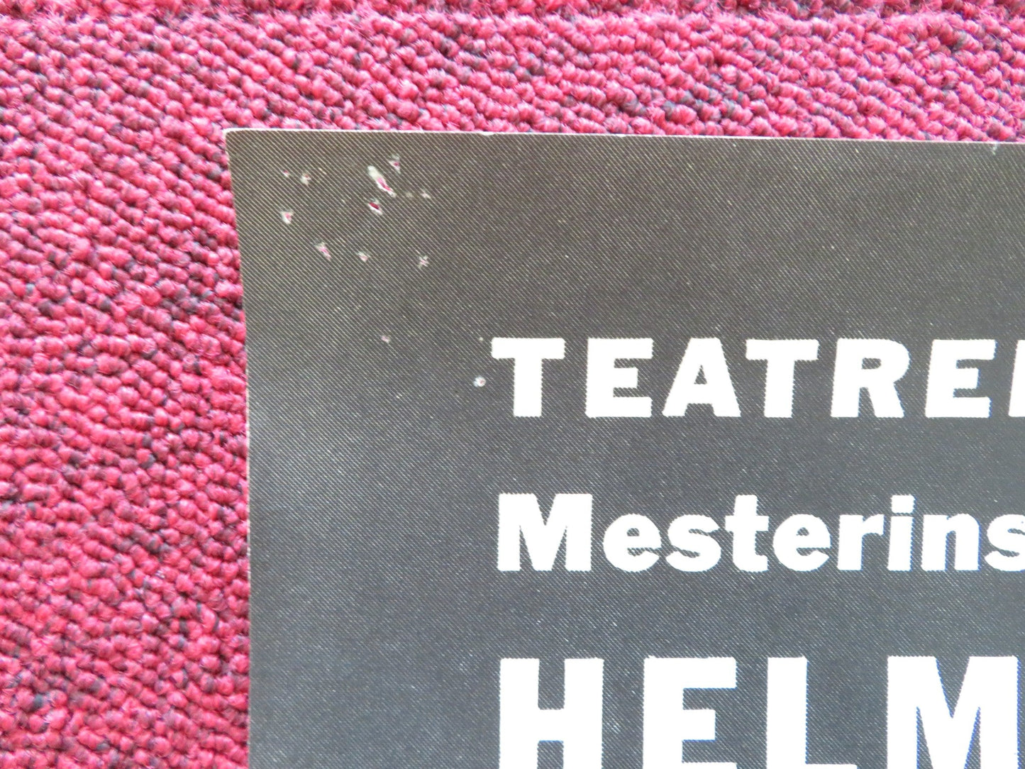 SKY WITHOUT STARS DANISH POSTER ROLLED ERIK SCHUMAN EVA KOTTHAUS 1956 Rendezvous Cinema Movie posters