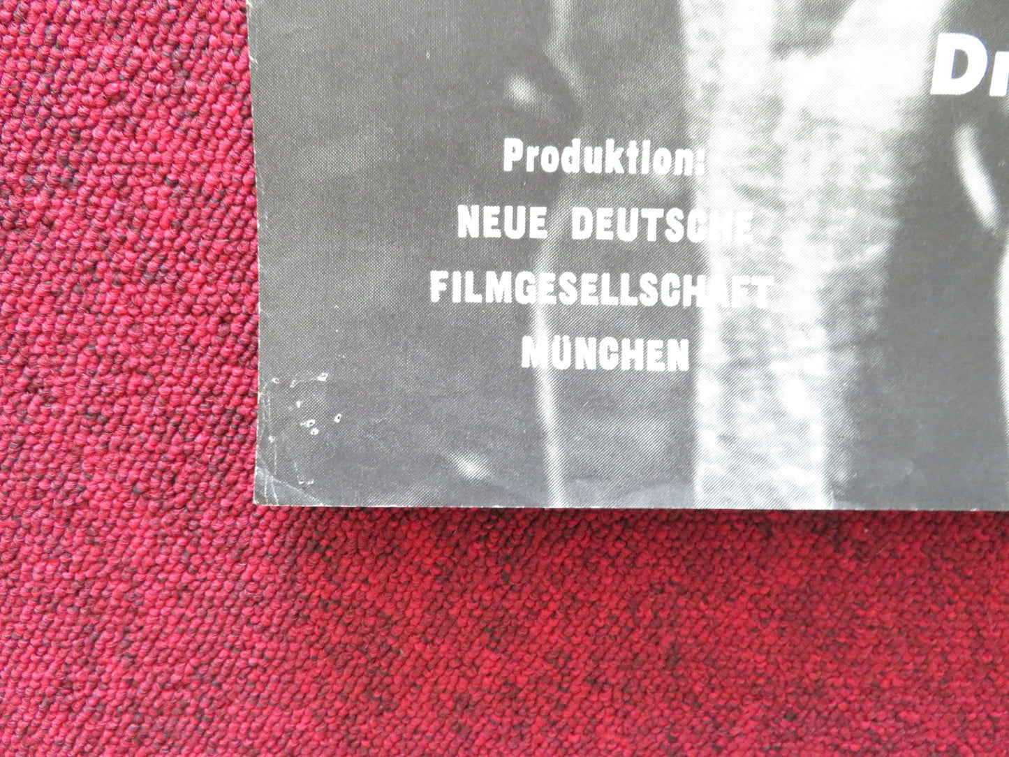 SKY WITHOUT STARS DANISH POSTER ROLLED ERIK SCHUMAN EVA KOTTHAUS 1956 Rendezvous Cinema Movie posters